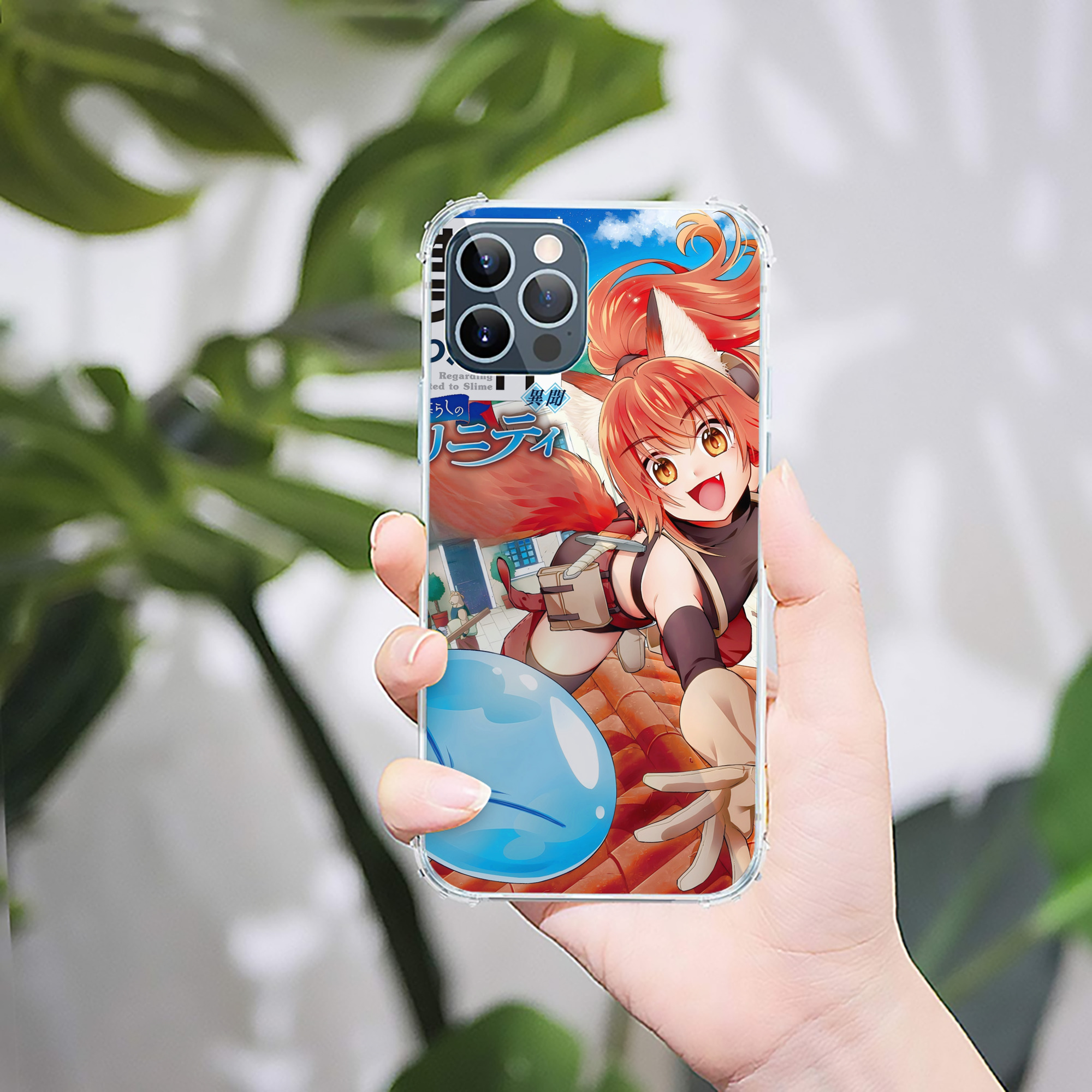 （画像用） 転スラ Regarding Reincarnated to Slime 【iPhone 12シリーズ対応】透明スマホケース（クリアソフトケース）